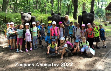 Náš jediný celodenní výlet byl do zooparku v Chomutově.